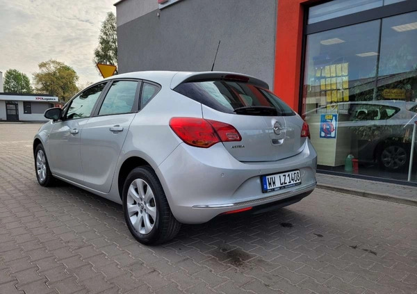 Opel Astra cena 26900 przebieg: 154000, rok produkcji 2012 z Żarki małe 191